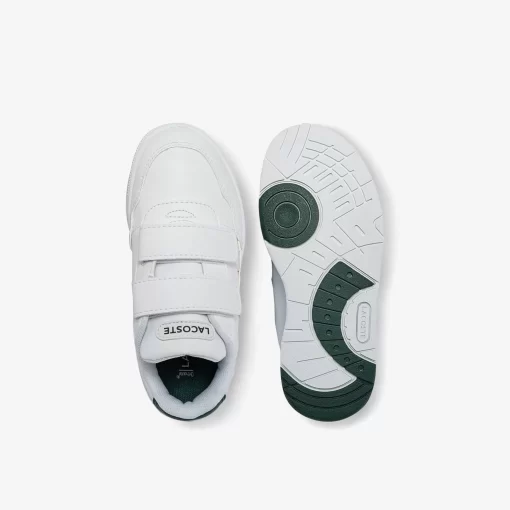 Lacoste Schuhe>Baby-Sneakers T-Clip Aus Synthetik White/Dark Green 1R5