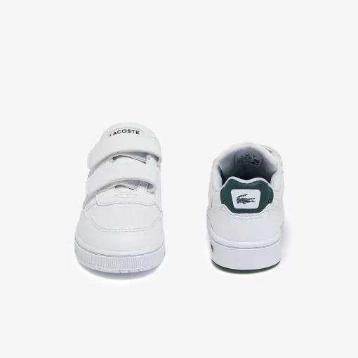 Lacoste Schuhe>Baby-Sneakers T-Clip Aus Synthetik White/Dark Green 1R5