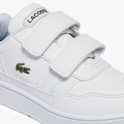 Lacoste Schuhe>Baby-Sneakers T-Clip Aus Synthetik White/Dark Green 1R5