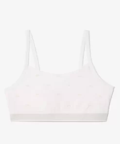 Lacoste Unterwäsche & Loungewear>Bandeau-Bralette Mit Mini Croc Weis / Blau Iku