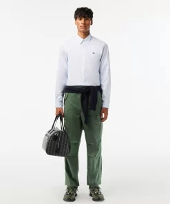 Lacoste Hosen & Shorts>Baumwoll Cargo-Hosen Dunkelgrun Smi