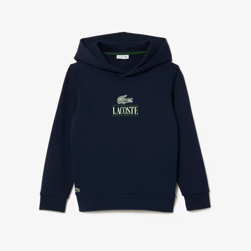 Lacoste Mädchenkleidung>Baumwoll-Hoodie Navy Blau 166