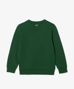 Lacoste Jungenkleidung>Baumwoll-Sweatshirt Mit Kultigem Aufdruck Grun 132