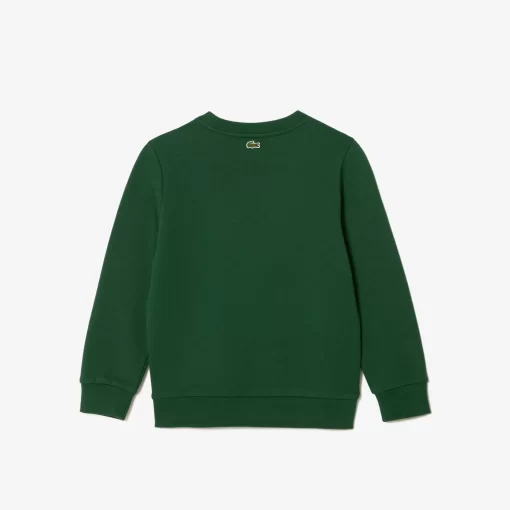 Lacoste Jungenkleidung>Baumwoll-Sweatshirt Mit Kultigem Aufdruck Grun 132