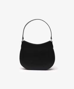 Lacoste Crossbody Taschen>Chantaco Classics Hobo Leder-Handtasche Black 000