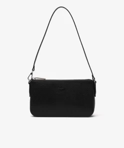 Lacoste Crossbody Taschen>Chantaco Classics Leder-Handtasche Black 000