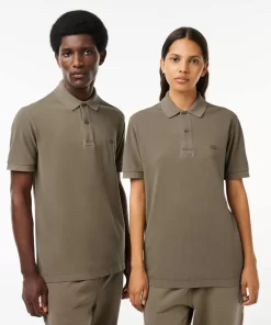 Lacoste Poloshirts>Classic Fit Poloshirt Aus Baumwoll-Pique Khaki Grun S3I