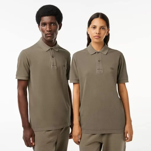 Lacoste Poloshirts>Classic Fit Poloshirt Aus Baumwoll-Pique Khaki Grun S3I