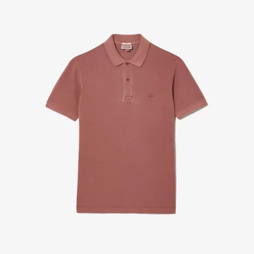 Lacoste Poloshirts>Classic Fit Poloshirt Aus Baumwoll-Pique Rosa Rzi