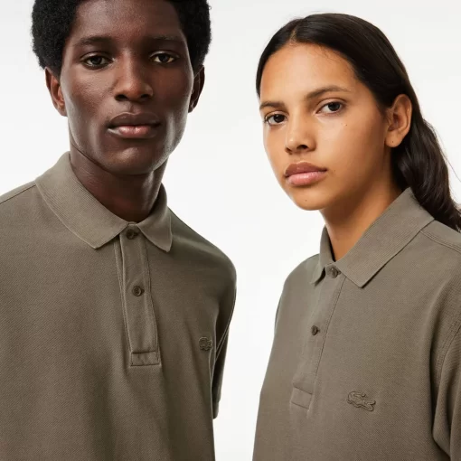 Lacoste Poloshirts>Classic Fit Poloshirt Aus Baumwoll-Pique Khaki Grun S3I