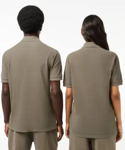 Lacoste Poloshirts>Classic Fit Poloshirt Aus Baumwoll-Pique Khaki Grun S3I