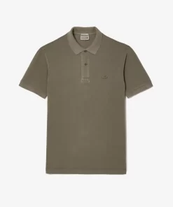 Lacoste Poloshirts>Classic Fit Poloshirt Aus Baumwoll-Pique Khaki Grun S3I