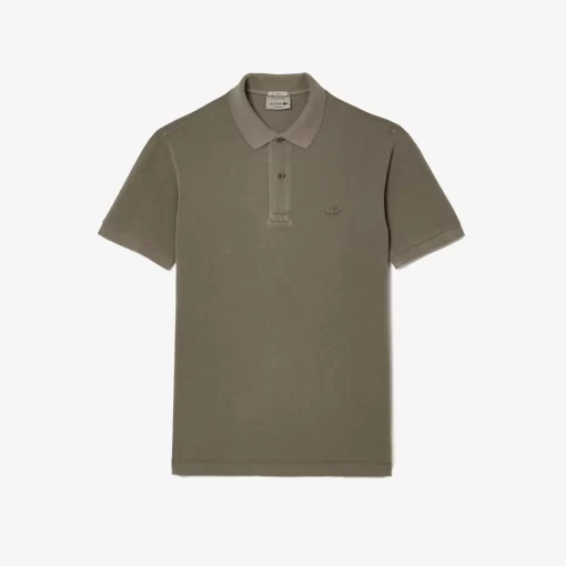 Lacoste Poloshirts>Classic Fit Poloshirt Aus Baumwoll-Pique Khaki Grun S3I