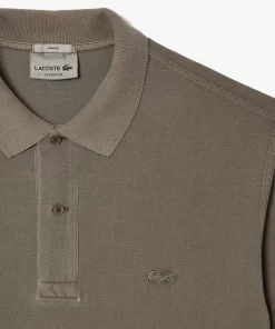 Lacoste Poloshirts>Classic Fit Poloshirt Aus Baumwoll-Pique Khaki Grun S3I