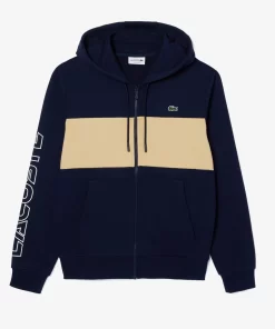 Lacoste Sweatshirts>Colourblock Jogging-Hoodie Navy Blau / Beige Ip7