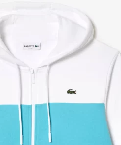 Lacoste Sweatshirts>Colourblock Jogging-Hoodie Weis / Blau Ri6