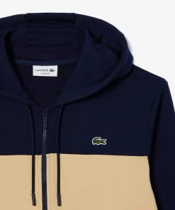 Lacoste Sweatshirts>Colourblock Jogging-Hoodie Navy Blau / Beige Ip7