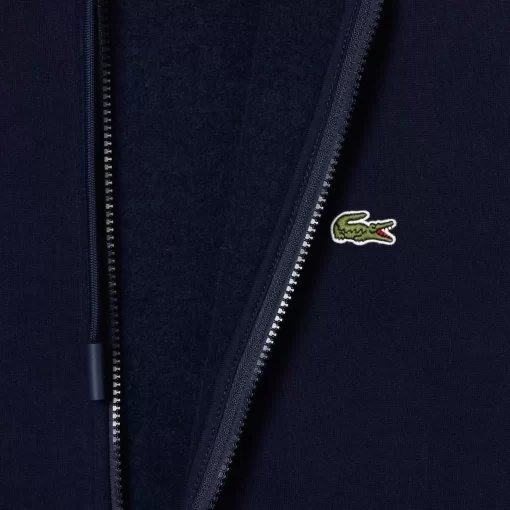 Lacoste Sweatshirts>Colourblock Jogging-Hoodie Navy Blau / Burgunder / Weis Pig