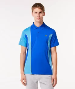 Lacoste Tennis>Colour-Block-Poloshirt Sport X Novak Djokovic Blau X18