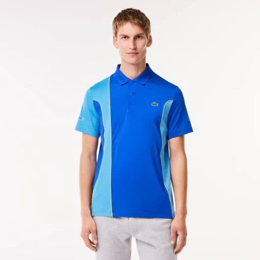 Lacoste Tennis>Colour-Block-Poloshirt Sport X Novak Djokovic Blau X18