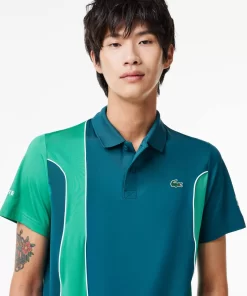 Lacoste Tennis>Colour-Block-Poloshirt Sport X Novak Djokovic Grun Kxd