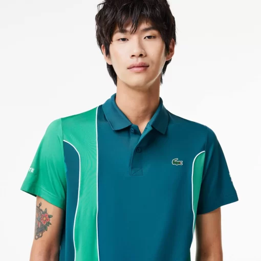 Lacoste Tennis>Colour-Block-Poloshirt Sport X Novak Djokovic Grun Kxd