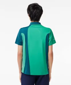 Lacoste Tennis>Colour-Block-Poloshirt Sport X Novak Djokovic Grun Kxd