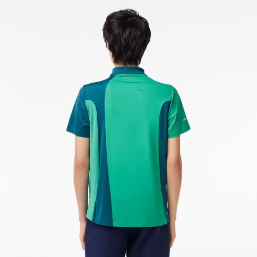 Lacoste Tennis>Colour-Block-Poloshirt Sport X Novak Djokovic Grun Kxd