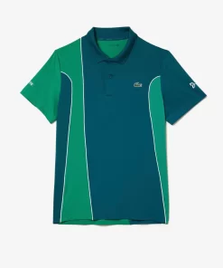 Lacoste Tennis>Colour-Block-Poloshirt Sport X Novak Djokovic Grun Kxd