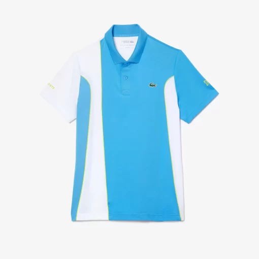 Lacoste Tennis>Colour-Block-Poloshirt Sport X Novak Djokovic Blau / Weis 26F