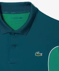 Lacoste Tennis>Colour-Block-Poloshirt Sport X Novak Djokovic Grun Kxd