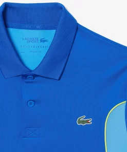 Lacoste Tennis>Colour-Block-Poloshirt Sport X Novak Djokovic Blau X18