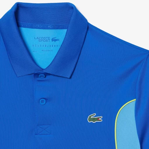 Lacoste Tennis>Colour-Block-Poloshirt Sport X Novak Djokovic Blau X18