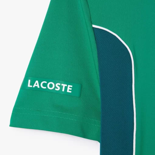 Lacoste Tennis>Colour-Block-Poloshirt Sport X Novak Djokovic Grun Kxd