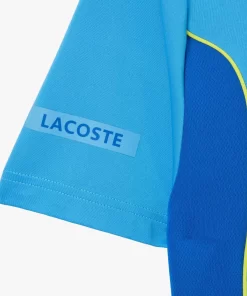 Lacoste Tennis>Colour-Block-Poloshirt Sport X Novak Djokovic Blau X18