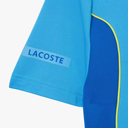 Lacoste Tennis>Colour-Block-Poloshirt Sport X Novak Djokovic Blau X18