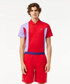 Lacoste Tennis>Colour-Block-Shorts Sport X Novak Djokovic Rot / Lila Xsj