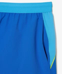 Lacoste Tennis>Colour-Block-Shorts Sport X Novak Djokovic Blau / Gelb Gsk