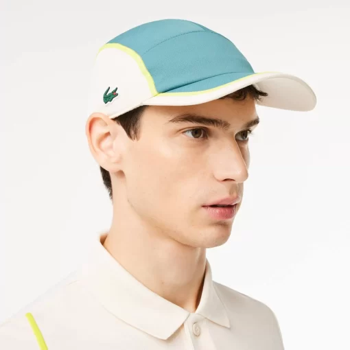 Lacoste Tennis>Colourblock-Tenniskappe Blau / Weis Iv1