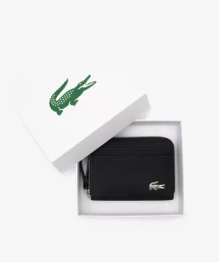 Lacoste Geldbörsen & Kleinlederwaren>Daily Lifestyle Munzborse Aus Beschichtetem Canvas Black 000