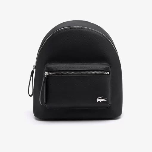 Lacoste Rucksäcke>Daily Lifestyle Rucksack Aus Beschichtetem Canvas Black 000