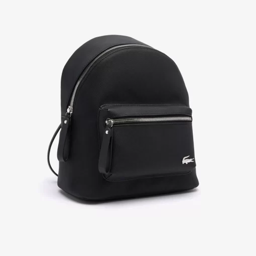 Lacoste Rucksäcke>Daily Lifestyle Rucksack Aus Beschichtetem Canvas Black 000