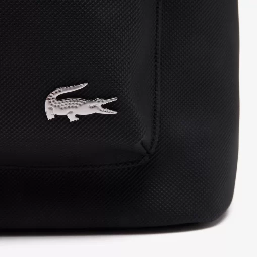 Lacoste Rucksäcke>Daily Lifestyle Rucksack Aus Beschichtetem Canvas Black 000