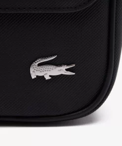 Lacoste Crossbody Taschen>Daily Lifestyle Tasche Aus Beschichtetem Canvas Black 000