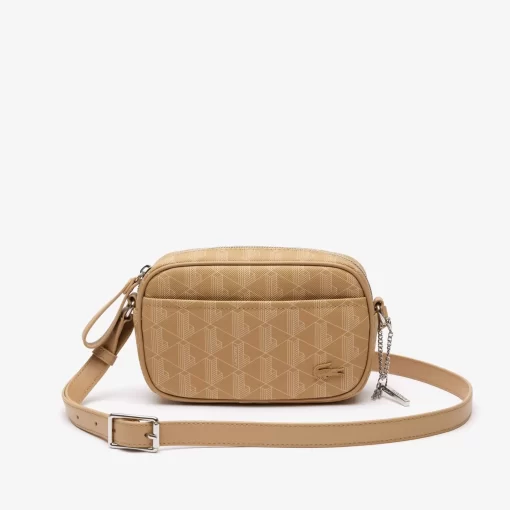 Lacoste Crossbody Taschen>Daily Lifestyle Umhangetasche Slim Mit Monogramm Viennois Beige L01