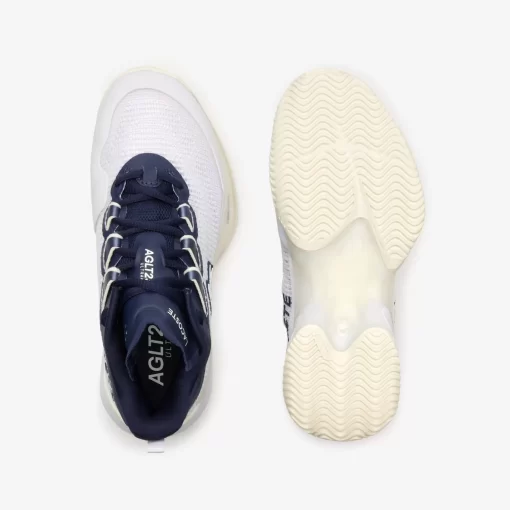 Lacoste Tennis>Damen Ag-Lt23 Tennis Schuhe Ultra Fur Sandplatz White / Navy 042