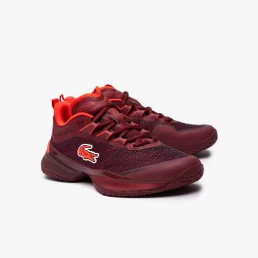 Lacoste Tennis>Damen Ag-Lt23 Ultra Sneakers Aus Textil Burgundy/Orange Bg8