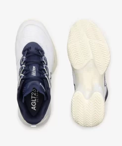 Lacoste Tennis>Damen Ag-Lt23 Ultra Sneakers Aus Textil White / Navy 042