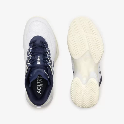 Lacoste Tennis>Damen Ag-Lt23 Ultra Sneakers Aus Textil White / Navy 042