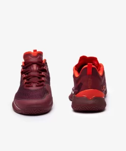 Lacoste Tennis>Damen Ag-Lt23 Ultra Sneakers Aus Textil Burgundy/Orange Bg8